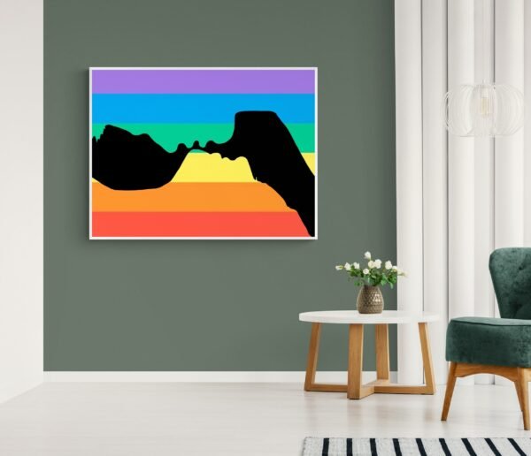 Pride Wall Decor, Rainbow Wall Art, LGBT Pride Poster, Printable Wall Art, Digital Download - Image 3