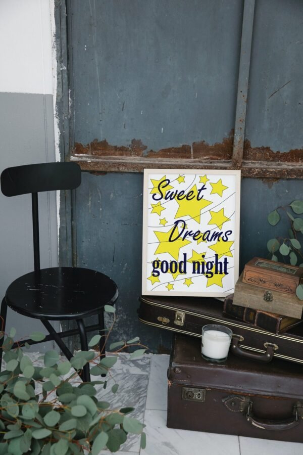 Goodnight-Sweet Dreams, Digital Art, Wall Art, Instant Download, Digital download, Home Decor - Image 9