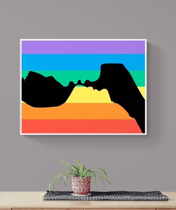 Pride Wall Decor, Rainbow Wall Art, LGBT Pride Poster, Printable Wall Art, Digital Download - Image 9