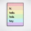 Lgbt Wall Art, Lgbt Pride Poster, Rainbow Wall Art, Lgbt Home Decor, Printable Wall Art, Digital Download