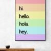 Lgbt Wall Art, Lgbt Pride Poster, Rainbow Wall Art, Lgbt Home Decor, Printable Wall Art, Digital Download - Image 3