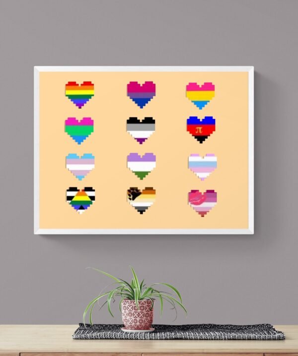 Pride Wall Art, Lgbt Wall Decor, Lgbt Pride Poster, Printable Wall Art, Digital Download - Image 9