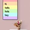 Lgbt Wall Art, Lgbt Pride Poster, Rainbow Wall Art, Lgbt Home Decor, Printable Wall Art, Digital Download - Image 5