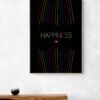 Happiness Quote, Rainbow Wall Art, Lgbt Wall Decor, LGBTQ Pride Poster, Printable Wall Art, Digital Download - Image 3
