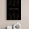 Happiness Quote, Rainbow Wall Art, Lgbt Wall Decor, LGBTQ Pride Poster, Printable Wall Art, Digital Download - Image 4
